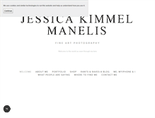 Tablet Screenshot of jessicamanelis.com